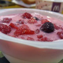 McDonald's - Yogurt with berries. Not really junky