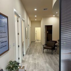 Current Chiropractic - Hallway to treatment rooms.