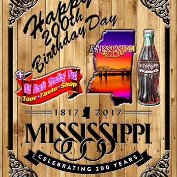 Old South Trading Post - a wooden sign for mississippi - Candy Stores Near Me - Natchez, Mississippi