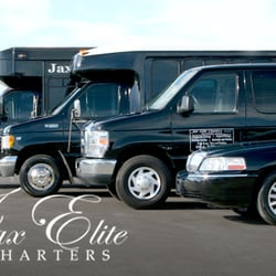 Jax Elite Charters - Fleet photo of party buses, van and sedan