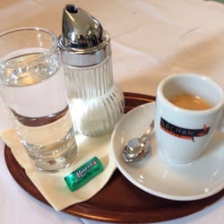 Gasthaus Zur Post - Einen Espresso als Abschluss