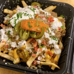 El Cuatrero Tacos - Crazy fries! Yum!
