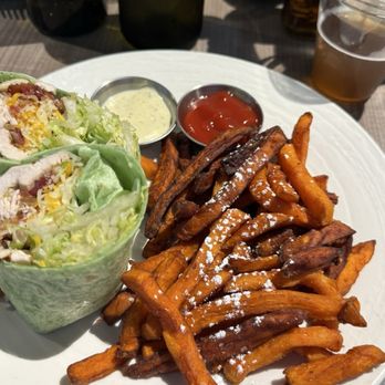 TEN 3 - Faulty Loop Wrap with sweet potato fries - New American Near Me - Albuquerque, New Mexico