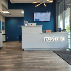 Restore Hyper Wellness - Front entrance desk and lobby