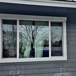 Inland NW Windows - Replaced an old aluminum window with this new Coeur d'Alene white vinyl one