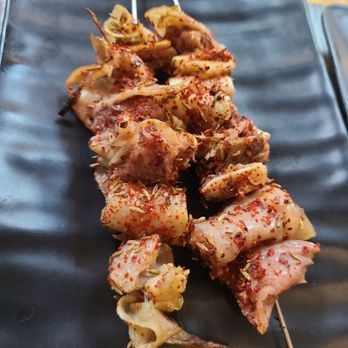 Meet & Eat Bistro - Beef intestine skewers - Chinese Near Me - Denver, Colorado Meet & Eat Bistro - Beef intestine skewers - Chinese Near Me - Denver, Colorado