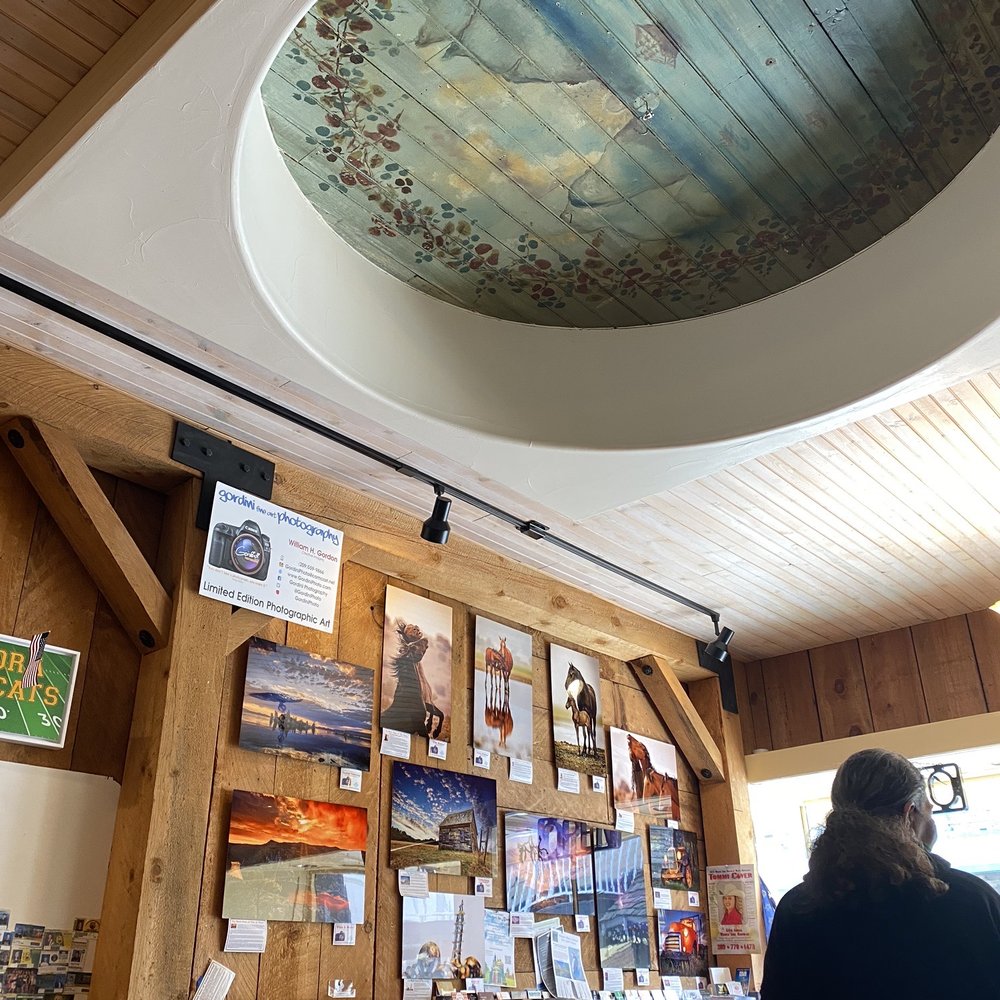 Bagel Bin - Ceiling mural - Bagels Near Me - Sonora, California