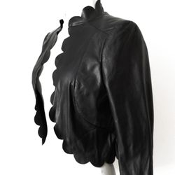 Leather and Hardware - Soft Lamb Skin Bolero Jacket