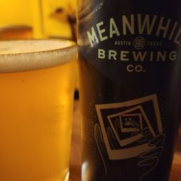 We enjoyed the Polaroid Ghost IPA from Meanwhile Brewing Company!