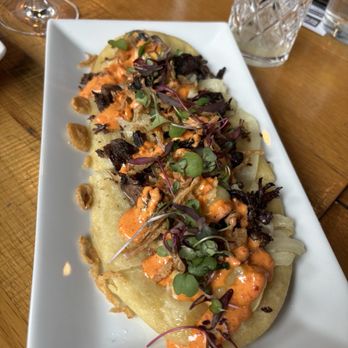 Botanero Restaurant - Short Rib Flatbread - Tapas/Small Plates Near Me - Rockville, Maryland Botanero Restaurant - Short Rib Flatbread - Tapas/Small Plates Near Me - Rockville, Maryland