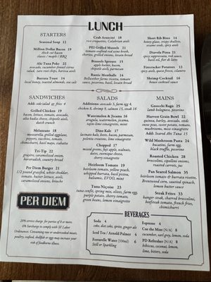 Menu photo 7 Per Diem - Transit Center San Francisco, CA Menu photo 7 Per Diem - Transit Center San Francisco, CA