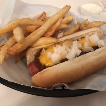 Waka Dog - Zachs Yankee Dog with fries - Hot Dogs Near Me - South Bend, Indiana Waka Dog - Zachs Yankee Dog with fries - Hot Dogs Near Me - South Bend, Indiana