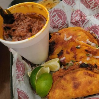 Birrieria El Patron - A perfect meal. Tacos Dorado $3 each + consume $3 =$12 meal - Tacos Near Me Birrieria El Patron - A perfect meal. Tacos Dorado $3 each + consume $3 =$12 meal - Tacos Near Me