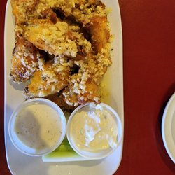 Tony's Pizza & Subs - Garlic Parmesan Chicken wings.