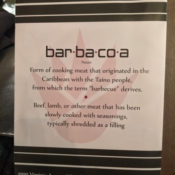 Bar.bacoa - Menu (4 of 4). Back cover. - Spanish Near Me - Atlanta, Georgia