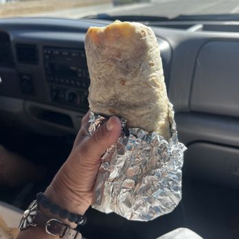 Taqueria Escalante - Bean and cheese con papas-so big I couldn't finish it! Beans tasted like abuela made them. - Mexican Near Me - Anaheim, California