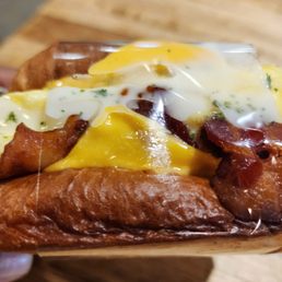 Bacon & Cheese Egg Toast