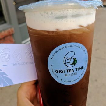 Gigi Tea Time - Refreshing, delicious Rose Tie-Guanyin Tea! (And the stylish, cute punch card, that is adding up as the plus-side to being sick!) - Bubble Tea Near Me - Richmond, Virginia Gigi Tea Time - Refreshing, delicious Rose Tie-Guanyin Tea! (And the stylish, cute punch card, that is adding up as the plus-side to being sick!) - Bubble Tea Near Me - Richmond, Virginia
