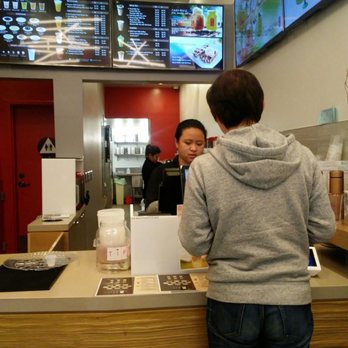 Gong Cha - IT'S MY 1ST TIME HERE AND WAITING IN LINE TO ORDER MY MANGO TEAFOGATO PICTURE SHOT WAS TAKEN ON MY CELL PHONE 11/14/18 - Bubble Tea Near Me - San Francisco, California