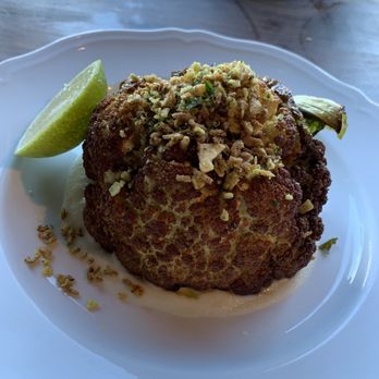 Angler - Roasted and smoked cauliflower with lime and French curry salt - Seafood Near Me - San Francisco, California