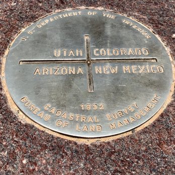 Four Corners Monument - The monument - Landmarks & Historical Buildings Near Me - Teec Nos Pos, New Mexico
