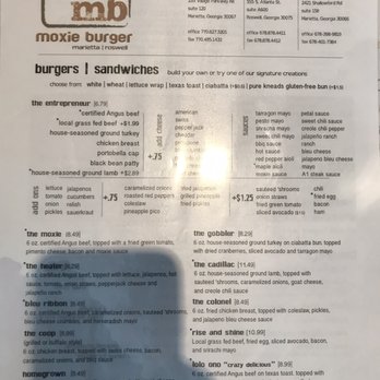Moxie Burger - Burgers Near Me - Marietta, Georgia