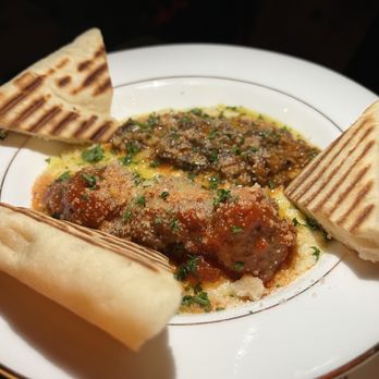 Olio e Più - Meatballs with polenta - Pizza Near Me - Washington, DC, District of Columbia
