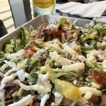 Frezko Taco Spot  - Frezco Salad with carnitas and barbacoa - Tacos Near Me - Fort Worth, Texas