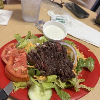 Warehouse - Ribeye salad with ranch - American Near Me - Robertsdale, Alabama Warehouse - Ribeye salad with ranch - American Near Me - Robertsdale, Alabama