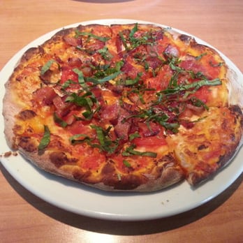 Restaurant 415 - Margherita pizza...with BACON. So good! - New American Near Me - Fort Collins, Colorado Restaurant 415 - Margherita pizza...with BACON. So good! - New American Near Me - Fort Collins, Colorado