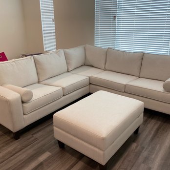 Harbor Sofas & Mattresses - White couch and matching ottoman with a herringbone pattern - Furniture Stores Near Me - Santa Ana, California Harbor Sofas & Mattresses - White couch and matching ottoman with a herringbone pattern - Furniture Stores Near Me - Santa Ana, California