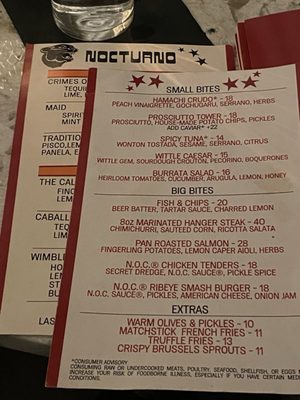 Menu photo 1 Nocturno Las Vegas, NV Menu photo 1 Nocturno Las Vegas, NV
