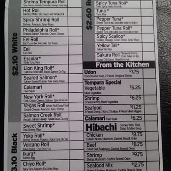 Sushi Chiyo - Menu - Sushi Bars Near Me - Vancouver, Washington Sushi Chiyo - Menu - Sushi Bars Near Me - Vancouver, Washington