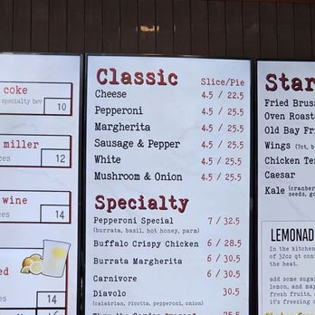 Andy's Pizza - Fairfax - Menu as of June 2026 - Pizza Near Me - Fairfax, Virginia