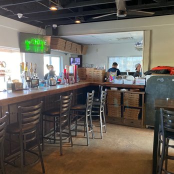 Bruno's Pizzeria - The bar. - Pizza Near Me - Cocoa Beach, Florida