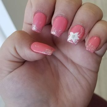 Pure Nails Spa - By Jasmine, gel with coffin shape amd design - Nail Salons Near Me - Wildomar, California Pure Nails Spa - By Jasmine, gel with coffin shape amd design - Nail Salons Near Me - Wildomar, California