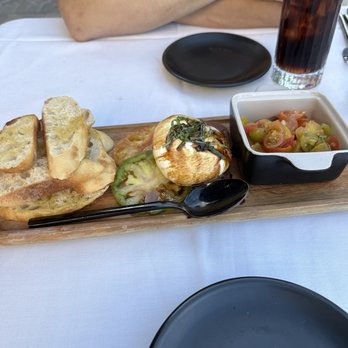 Virtue + Vice - Burrata, which was SO good! - Cocktail Bars Near Me - Danville, California