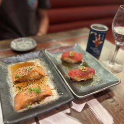 Blue Sushi Sake Grill - "Everything" Smoked Salmon* Cherry Bomb*