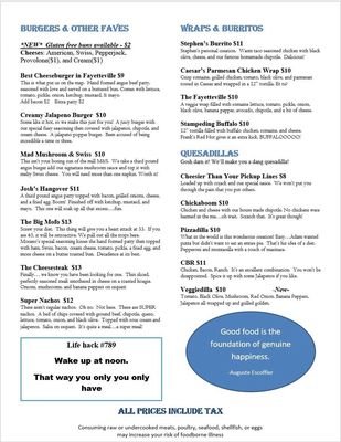 Menu photo 4 Morano's Fayetteville, AR Menu photo 4 Morano's Fayetteville, AR