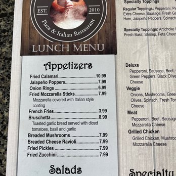 Dolce's Pizza - Pizza Near Me - Jacksonville, Florida