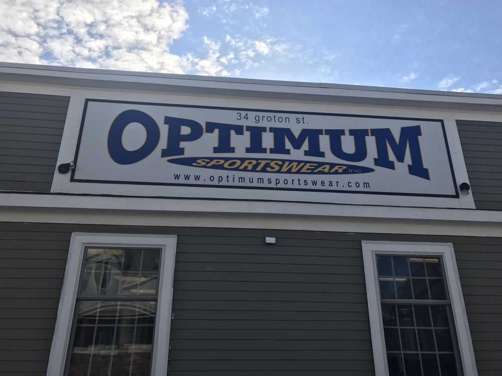 OPTIMUM IMPRINTED SPORTSWEAR 34 Groton St, Lawrence, Massachusetts
