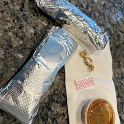 La Condesa Taqueria - Breakfast tacos, hot salsa and a little treat.