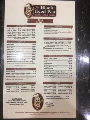 Menu photo 3 The Black Eyed Pea Dade City, FL Menu photo 3 The Black Eyed Pea Dade City, FL