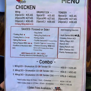 Mr. Dak - @foodie_starry  Menu - Chicken Wings Near Me - Flushing, New York