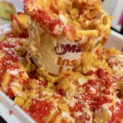 La Vaquita Paleteria y Neveria - Volcano Ramen Noodles. Your choice of chips to go with it.