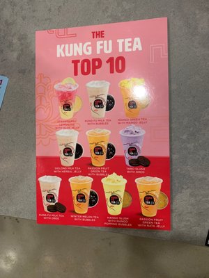 Menu photo 8 Kung Fu Tea San Marcos, CA Menu photo 8 Kung Fu Tea San Marcos, CA