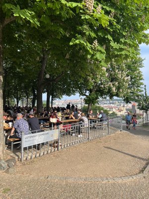 Letenský zámeček a zahrádky na Letné by null