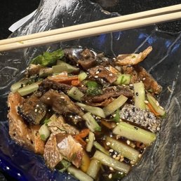 Sushi Salmon Skin Salad