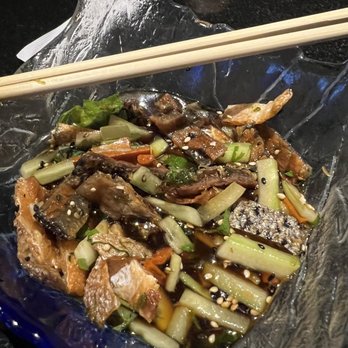 Cowtown Sushi - Sushi Salmon Skin Salad - Sushi Bars Near Me - Southlake, Texas
