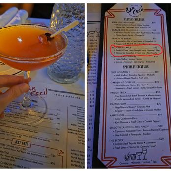 Bar Cecil - The Millionaire No.1 is a GREAT drink. I don't usually have rum, but it was super tasty.  Spirit forward and "does the trick!" - Cocktail Bars Near Me - Palm Springs, California